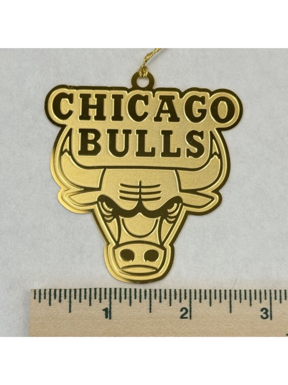 Chicago Bulls 22Kt Gold Finish Ornament By Topperscot NBA Basketball 2.75" NEW - Picture 8 of 12